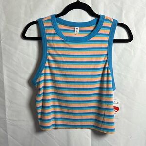 Colorful Striped Sleeveless Top